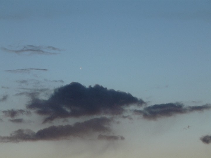 Venus und Merkur am 01.04.2010