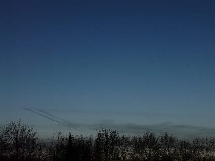 Venus und Merkur am 06.04.2010