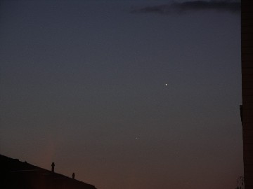 Merkur und Venus am 13.08.2006