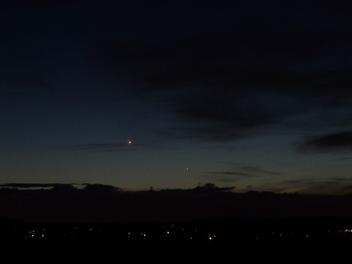 Venus und Merkur am 31.03.2010