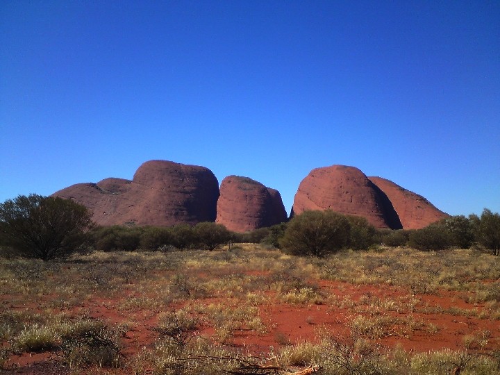 Im Roten Zentrum Australiens: die Olgas